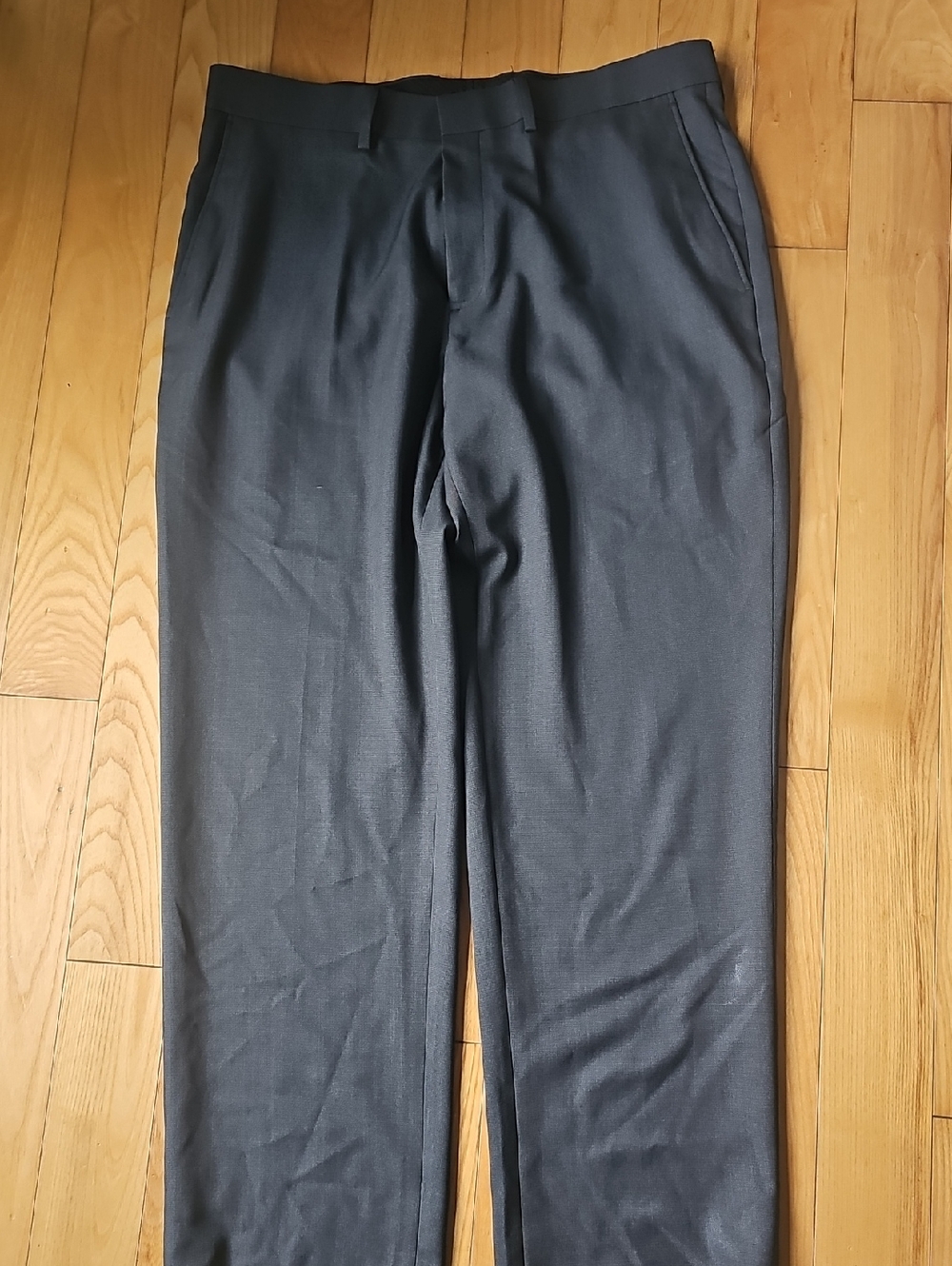 Haggar Men's Dark Gray Dress Pants